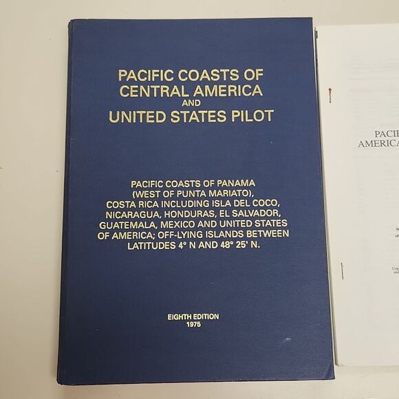 Pacific Coasts of Central America and United States Pilot Hardback Book - Picture 2 of 7